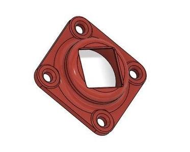 Bearing Mount - Flat - 4 Hole