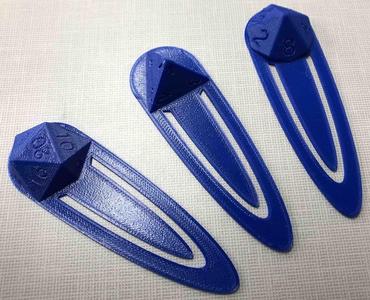 Dice Bookmarks