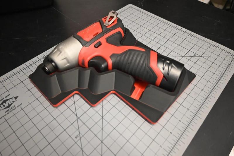 Gridfinity Shadow Tray- Milwaukee Driver 2462-20   