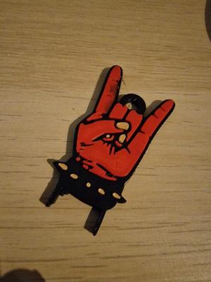 Rock on Keychain
