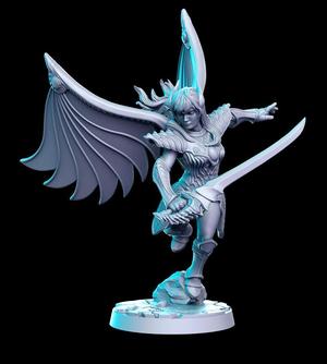 PRE-SUPPORTED Rose- 32mm - DnD