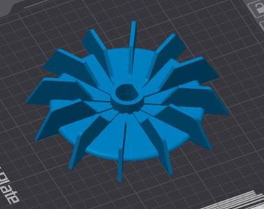 Log Splitter Fan with 18mm Shaft