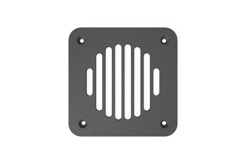 Ventilation Grid Square 85x85mm D60mm   