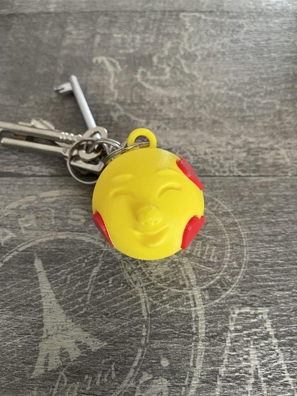 Emoji "I love You" Keychain