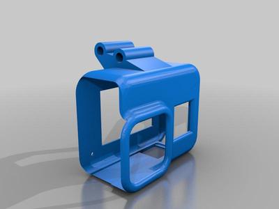 GoPro Hero 8 mount for LoFlo frame, 25 deg angle