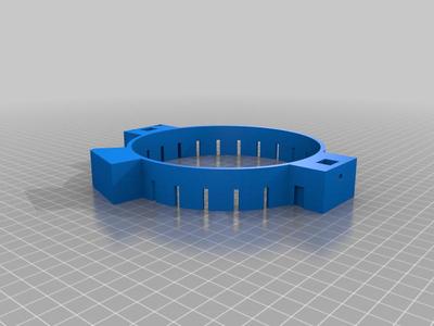 VN1600 Custom LED Headlight bracket (with pockets for original screws/nuts).