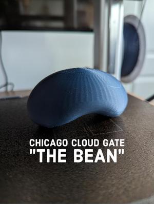 Chicago Cloud Gate - Bean Sculpture Model