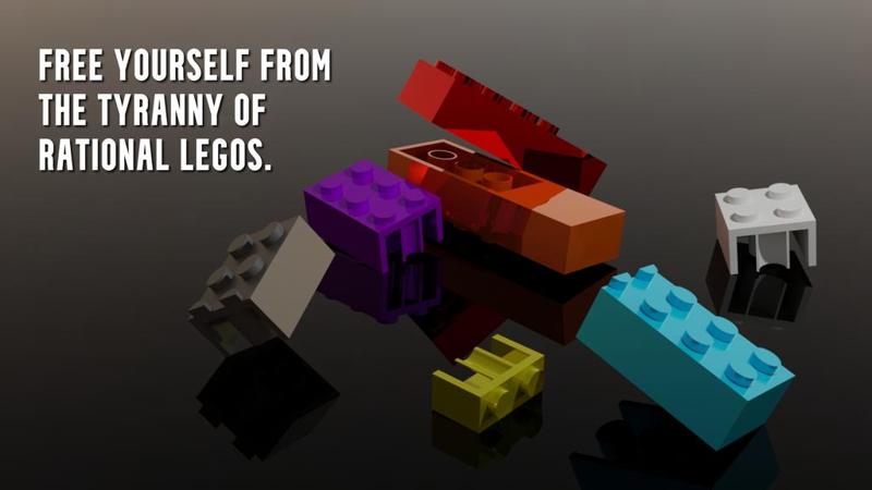 Irrational Legos