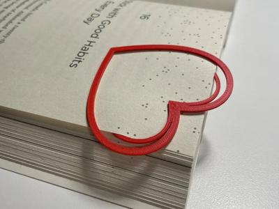 heart bookmark