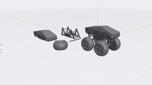 no support cyber truck monster truck