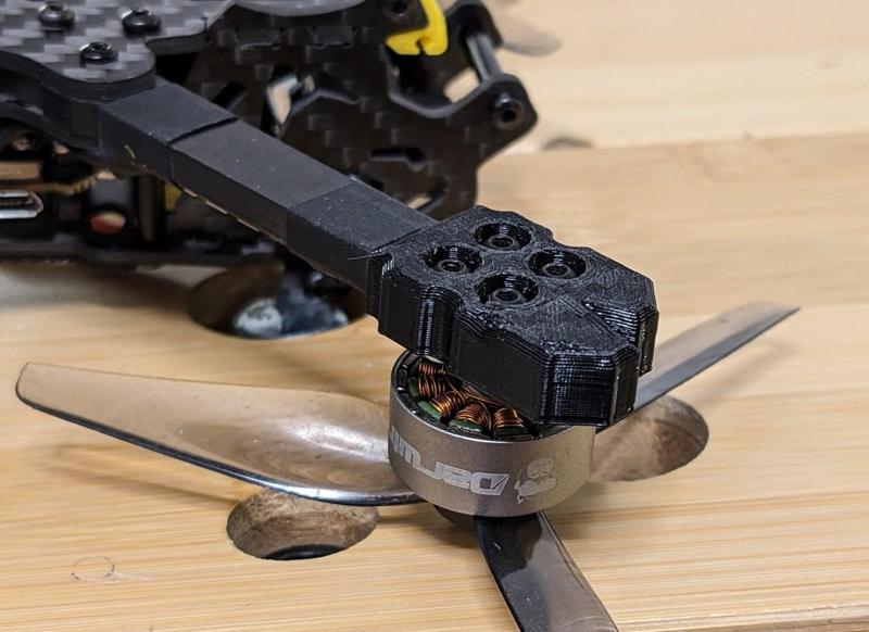 DarwinFPV Baby Ape II Arm and Rear Bumper, Antenna Support