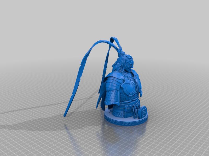 Three kingdoms - Lu Bu bust