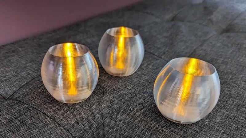 Very simple Battery Tee Light pot