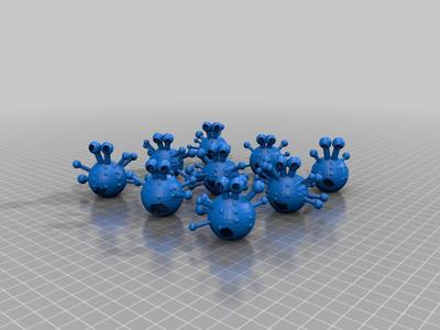 Terrifying Halloween Randomised Covid Variant Tealights