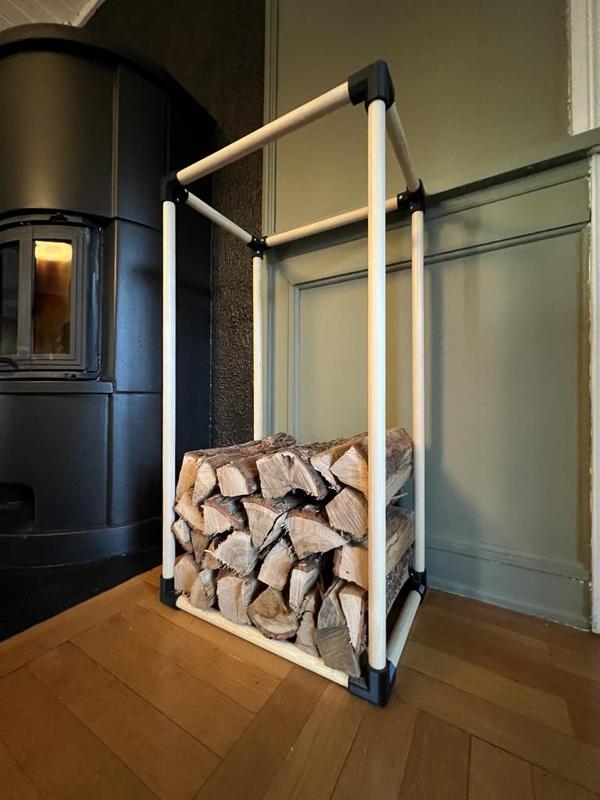 Vedstativ firewood rack