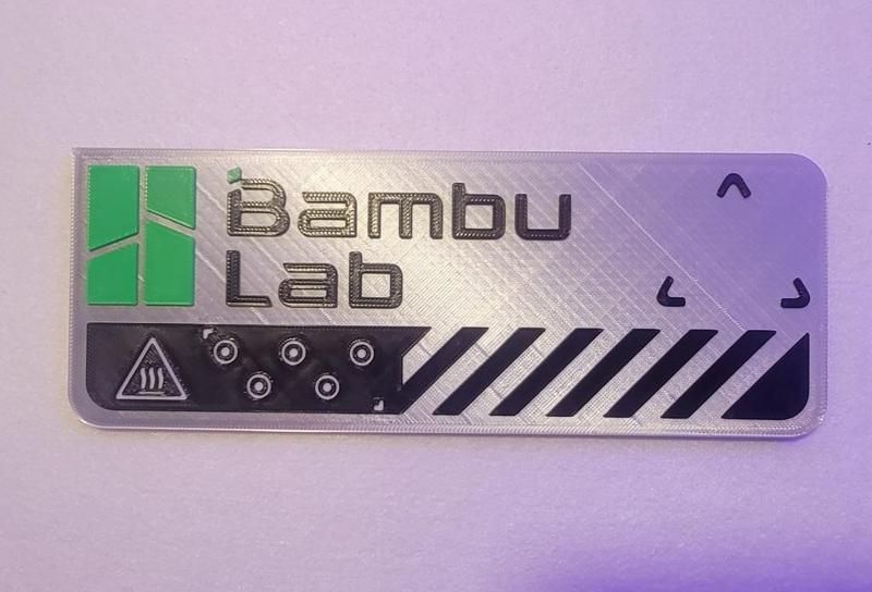 Bambu Lab Futuristic Emblem
