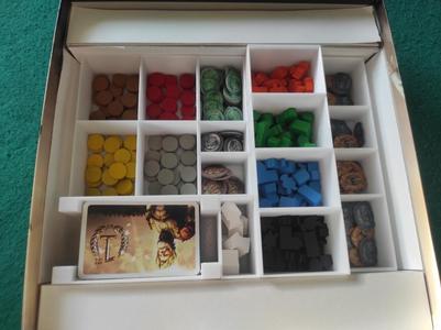 Deus board game insert