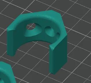 25mm Flex Conduit Corner Clip   