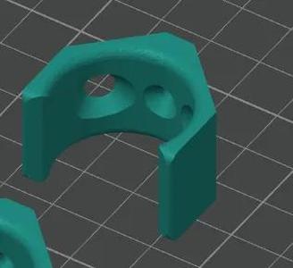 25mm Flex Conduit Corner Clip   