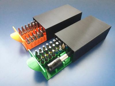 Hex bit storage box