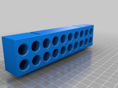 Vertical battery holder AA & AAA