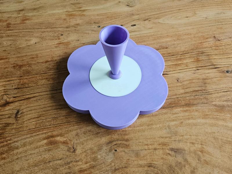 School Cone Stand Flower First Day of School