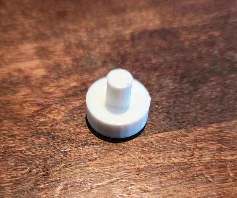 Round Print In Place Fridge Magnet   