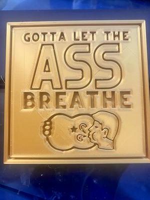 Gotta Let the ASS Breathe Coaster