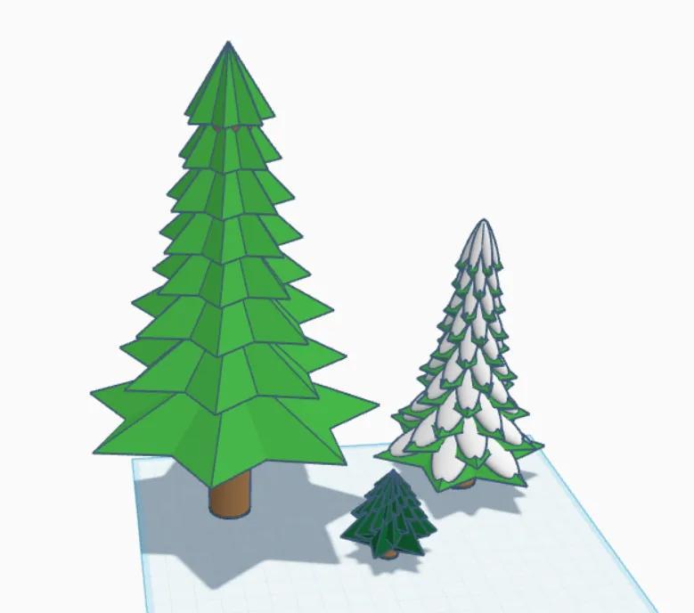 Noel - Arbres de noel - Tree - TinkerShapes   