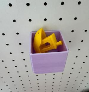 Pegboard small bin 4mm / 25,4mm Eucatex / Brazil size   