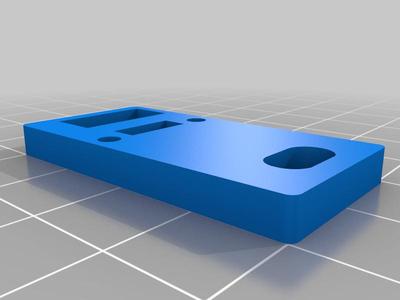 CR10S pro Y endstop plate 10mm extension for use with MS DD
