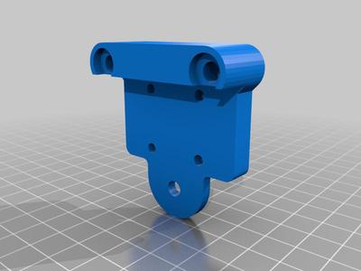 CR10 Max MicroSwiss Direct Drive adapter for linear rail carrier