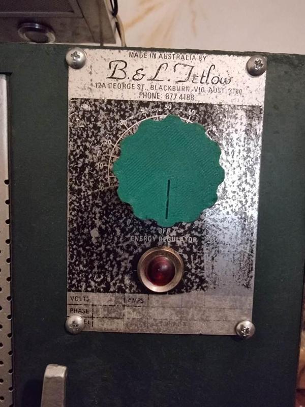 Kiln Knob Universal Fits B&L Tetlow k4a Energy Regulator Switch