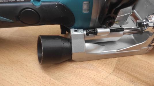 Makita DPJ180 Absaugung 35mm Lamellofräse