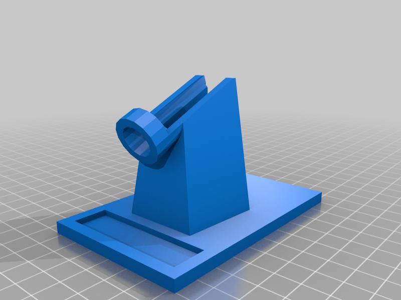 Double action airbrush stand gun holder