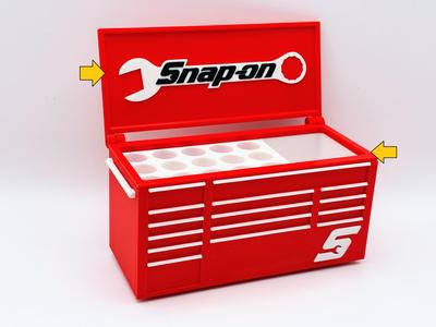 Lid – Snap on Inspired toolbox Desk Pen Holder