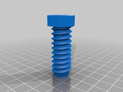 Play screw for children workbench
