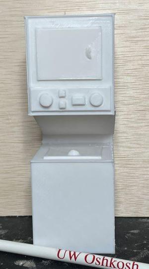 Laundry Center for 1:12 Dollhouse Stacking