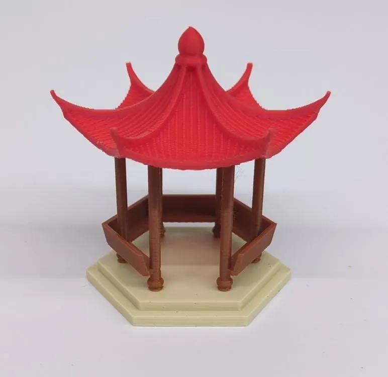 Miniature Chinese Pavilion   