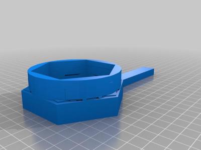 Wrench for the plastic nut on a 2" toilet flush valve