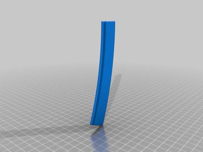 OO 00 Gauge curve form for flexible track.