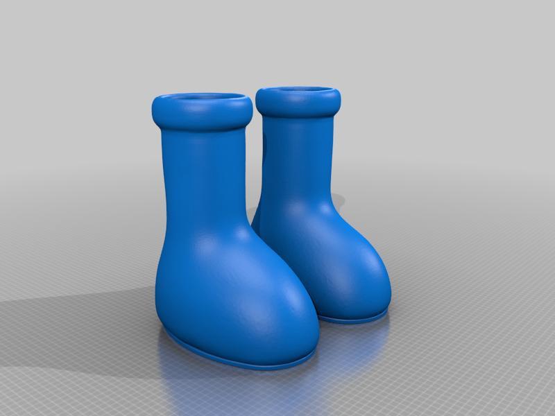 big red boots (size 9.5) US Mens