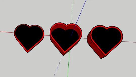 KALP KUTU SEVGİLİLER GÜNÜ İÇİN   