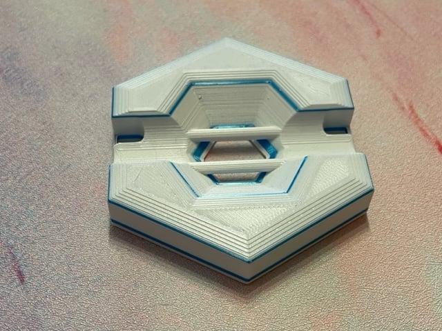 Gravitrax-compatibel tile straight through