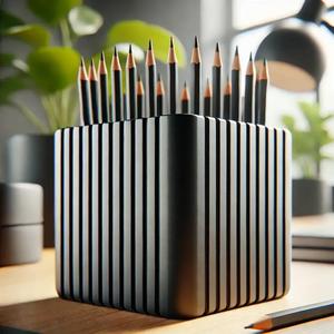 Moderner Stiftehalter   