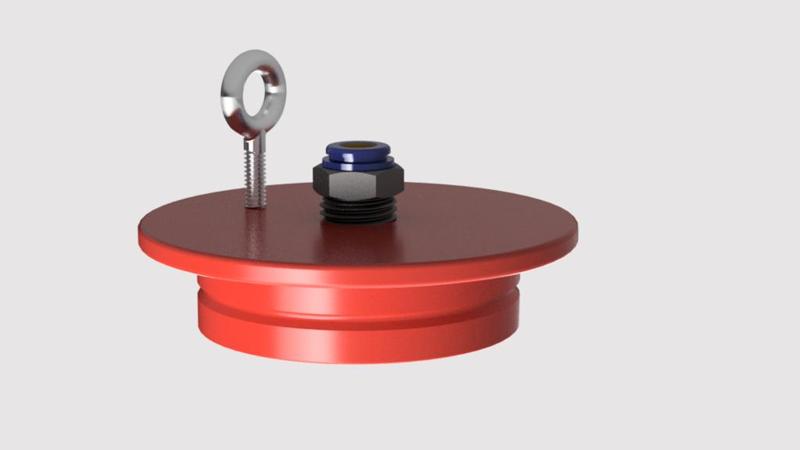 Cap for vacuum pump - almost parametric 