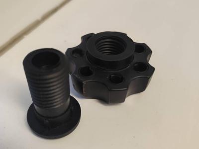 Fishing bedchair nut and bolt