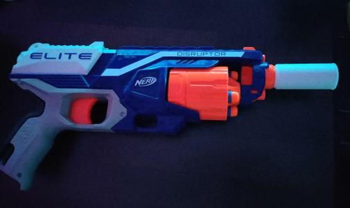 Nerf Disruptor - rifled barrel