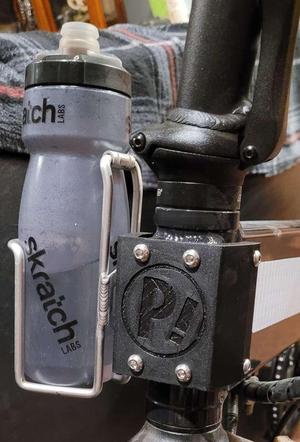 Lectric Ebike front water bottle adapter