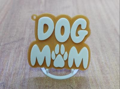 Dog Mom Keychain